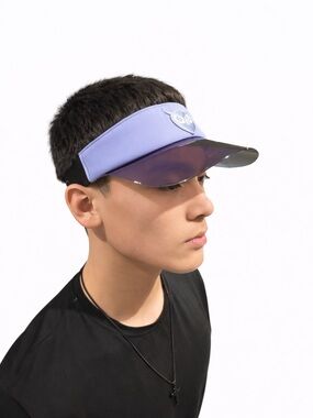 Owlpha Sports - Blue Visor, hat, cap, Solar Shield and Embroidered Owl
